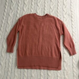 Aerie Dusty Rose Crew Neck Sweater